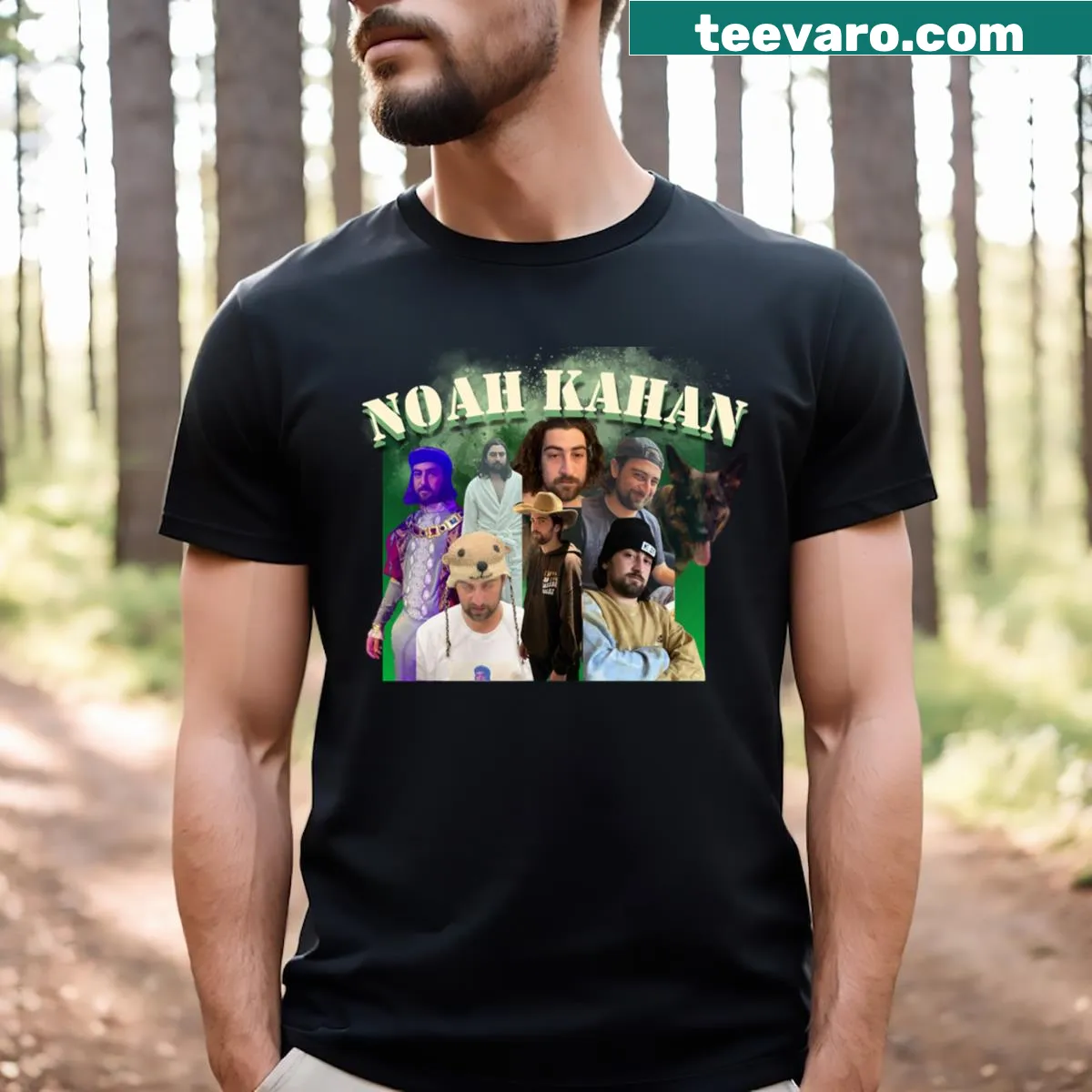 Silly bootleg t-shirt inspired by Noah Kahan — on a men's t-shirt