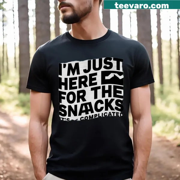 Funny Snacks T-shirt with playful food theme