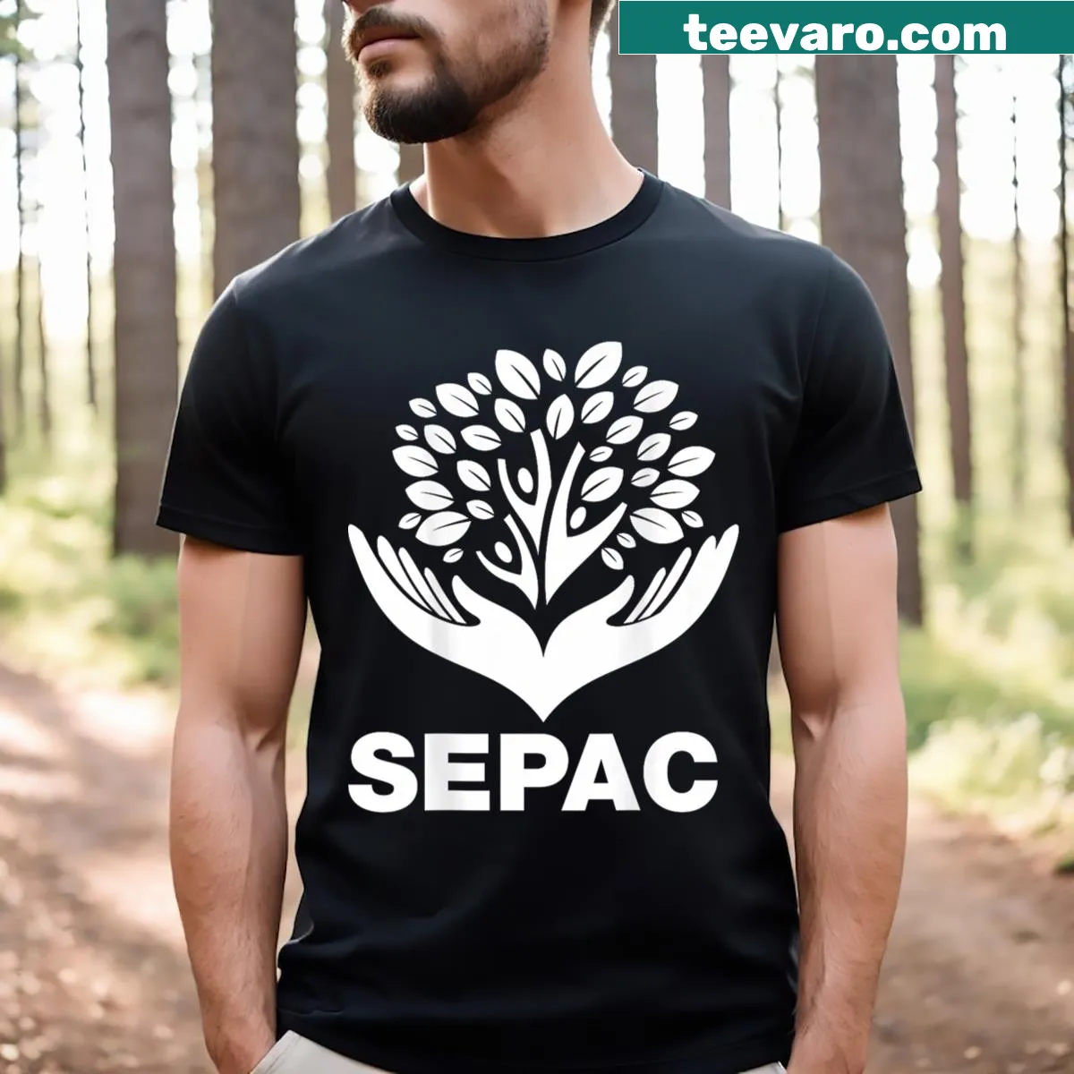 Graphic celebrating Vashon Island on a T-shirt — on a men's t-shirt