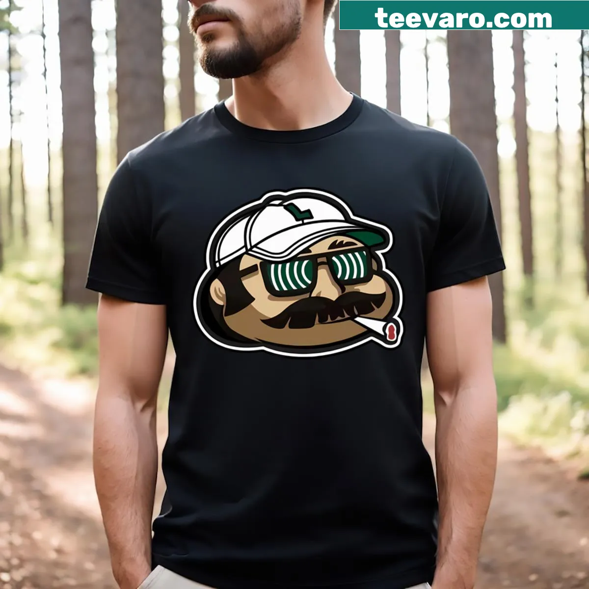 Vintage-style tee honoring basketball legend Allen Iverson. — on a men's t-shirt