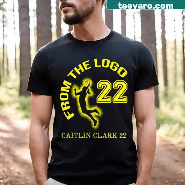 T-shirt honoring Caitlin Clark featuring her name and number 22