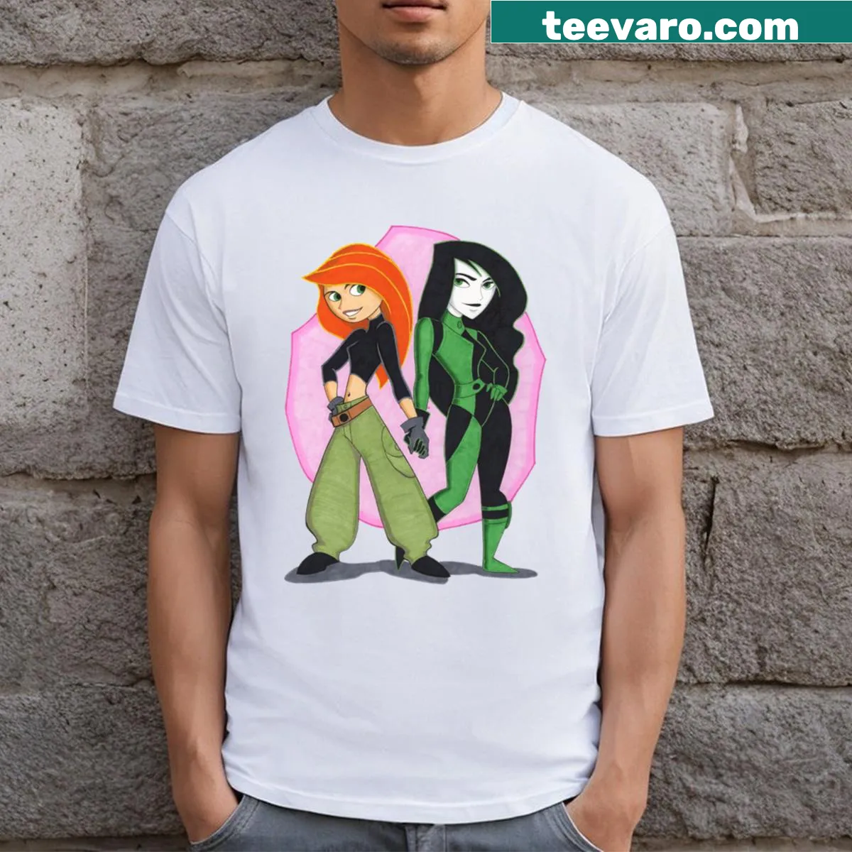 Minimalist typographic design T-shirt for versatile wear — on a men's t-shirt