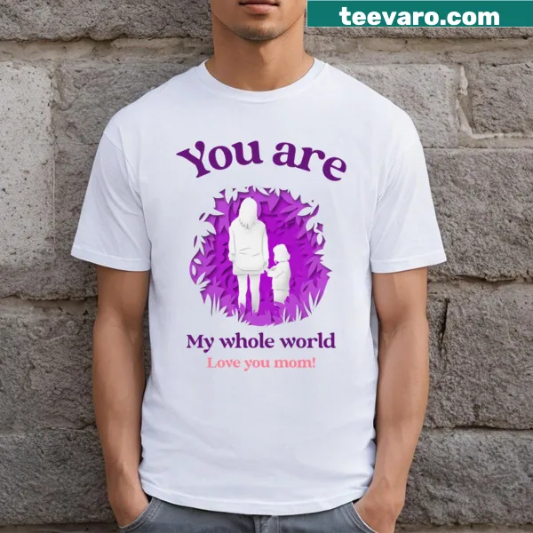 Charming T-shirt designed for Mother's Day celebrations.