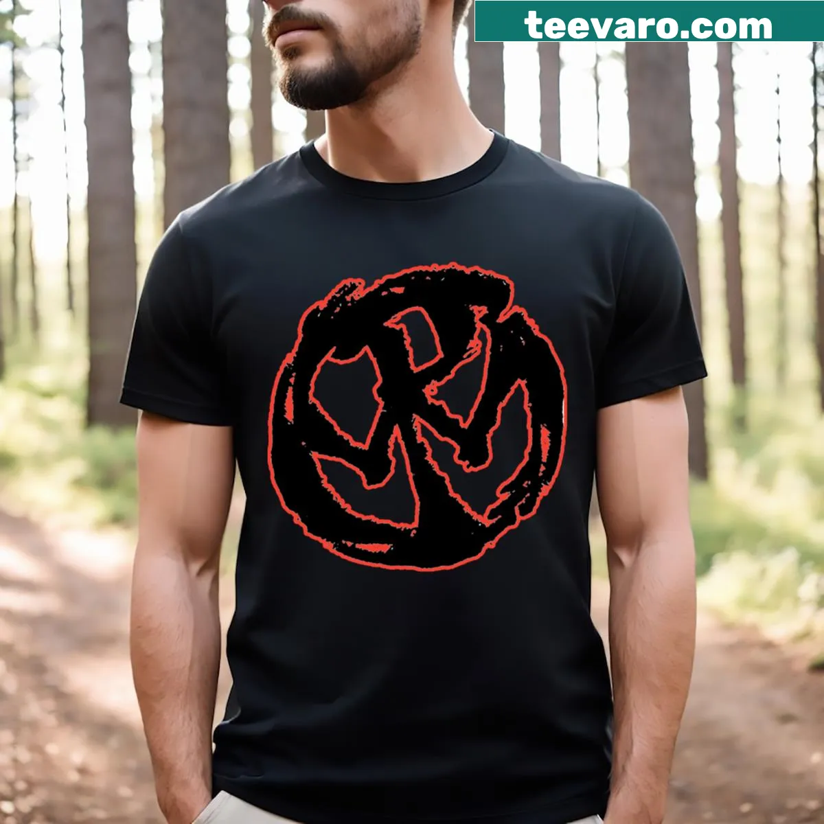 Pennywise graphic with punk band style lettering — on a men's t-shirt