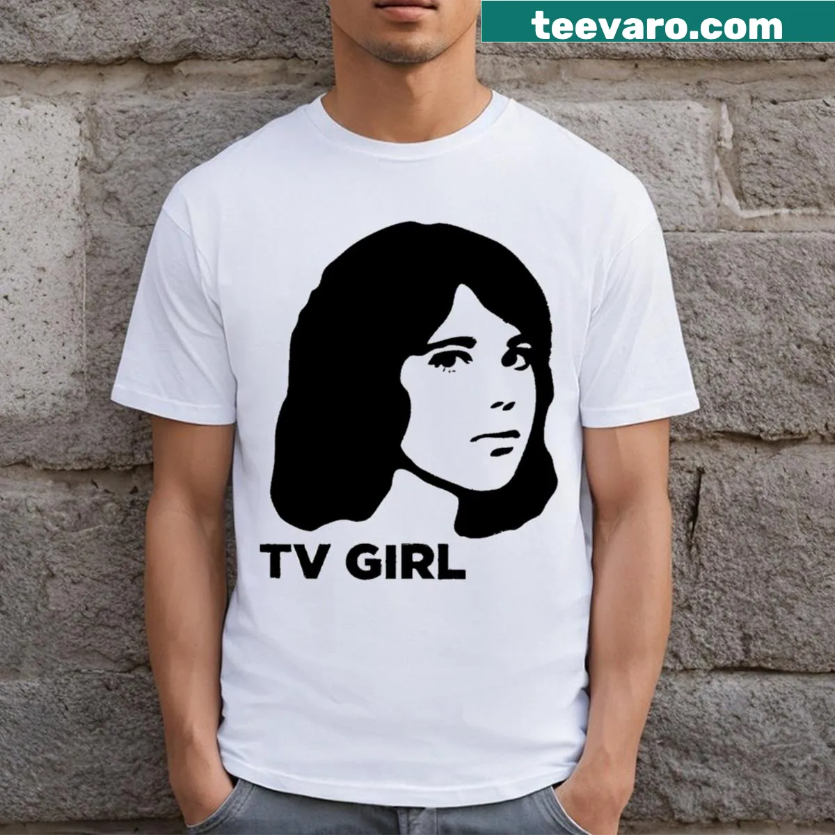 Vintage-style Tv Girl Band Merch t-shirt for loyal music fans — on a men's t-shirt