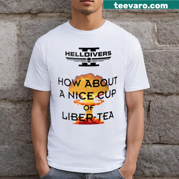 Typography T-shirt that highlights the joy of a nice cup of drink
