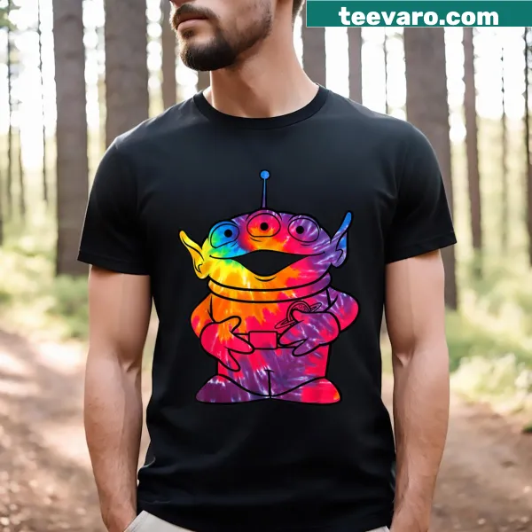 Cartoon-style space ranger themed t-shirt with fun design
