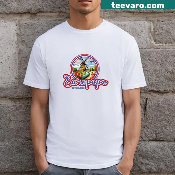 Europe-themed travel t-shirt celebrating culture and adventure