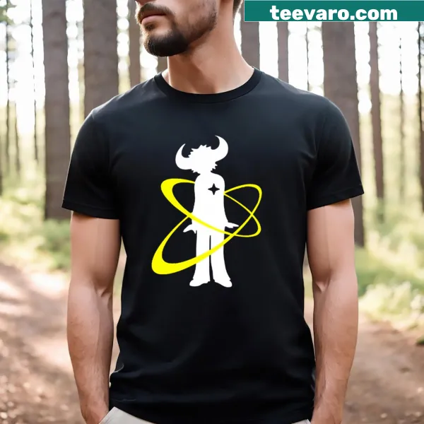 Jamiroquai design T-shirt with playful musical graphic