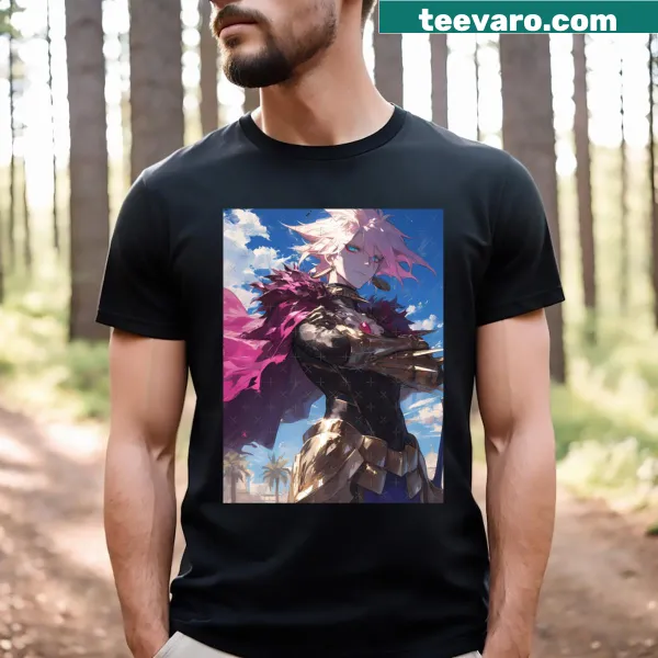 Karna graphic t-shirt featuring the character in an action pose