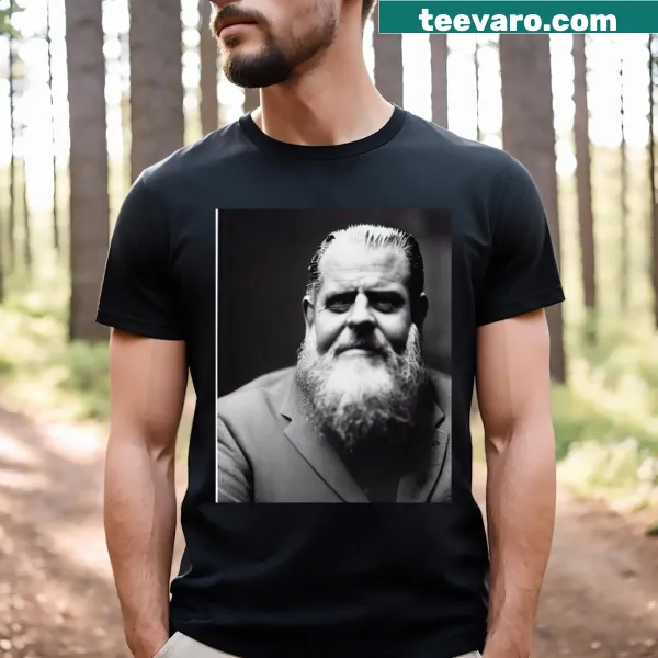 T-shirt honoring author Rex Stout with a literary design
