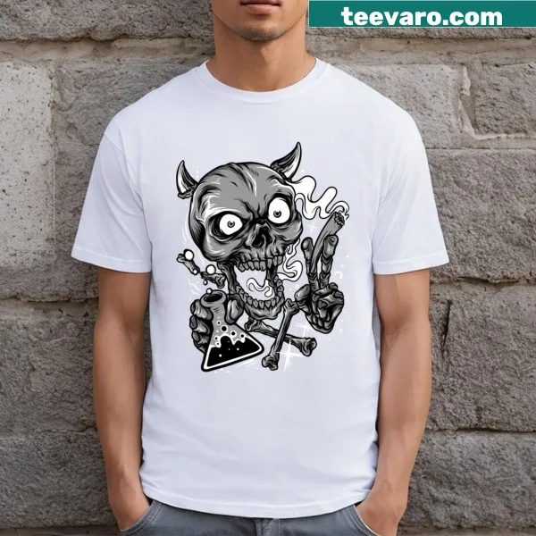 Graphic T-shirt featuring the Smoker character from Left 4 Dead
