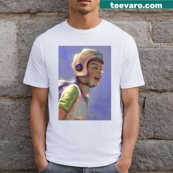 T-shirt featuring the phrase To Infinity And Beyond in playful typography
