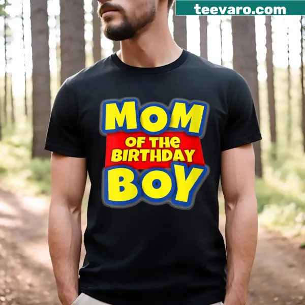 V-neck T-shirt featuring a Toy Story mom design, celebrating motherhood
