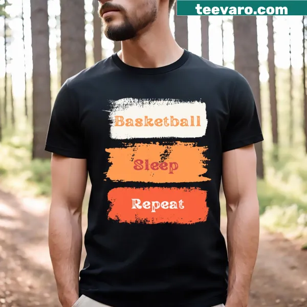 Cool T-shirt with bold text for basketball lovers