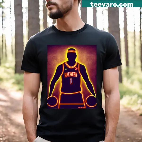 Funny illustration of a basketball player laughing