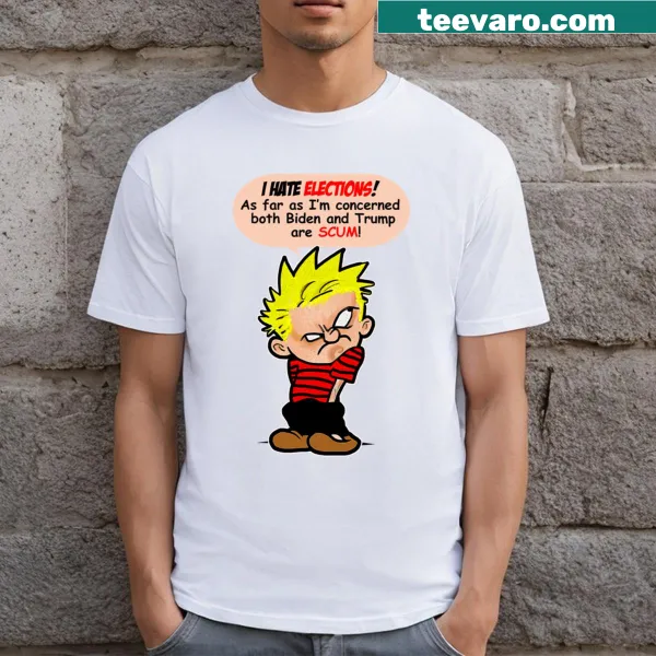 Witty typography t-shirt related to elections and politics
