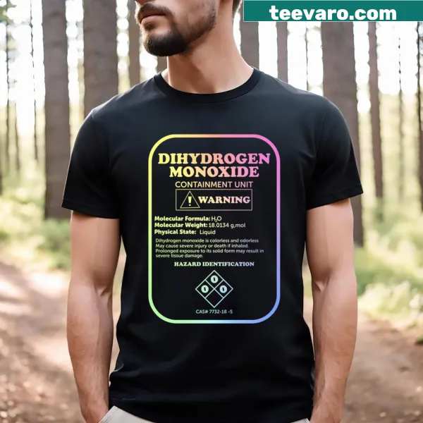 Text graphic warning about dihydrogen monoxide dangers