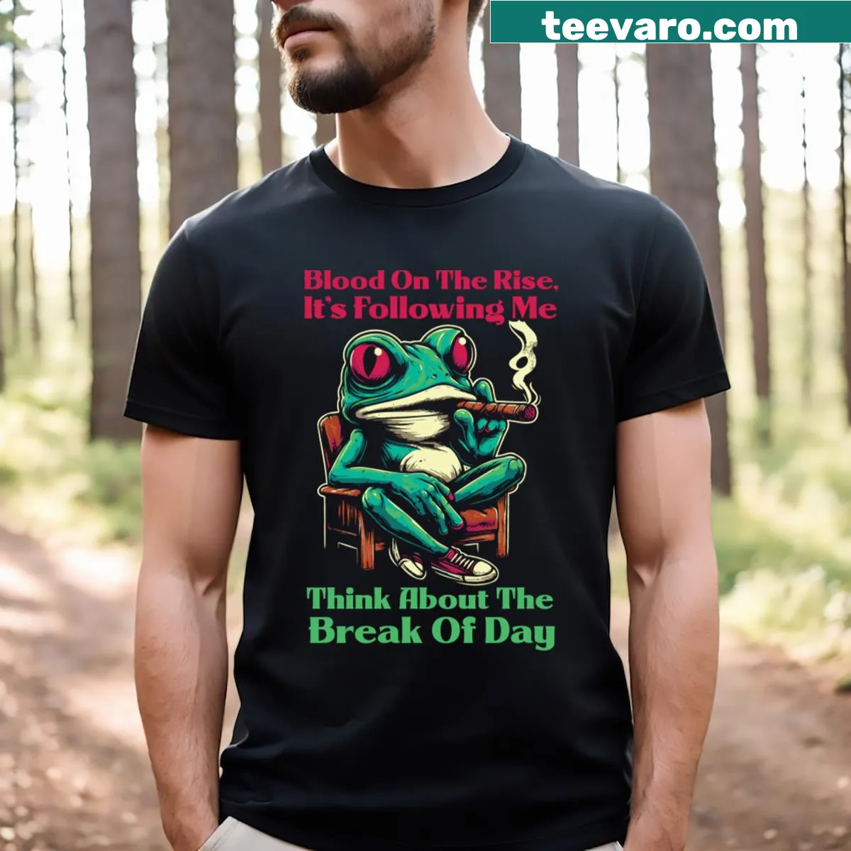 Inspirational phrase about new beginnings on t-shirt — on a men's t-shirt