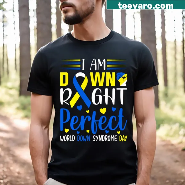 Uplifting typography t-shirt for Down Syndrome awareness