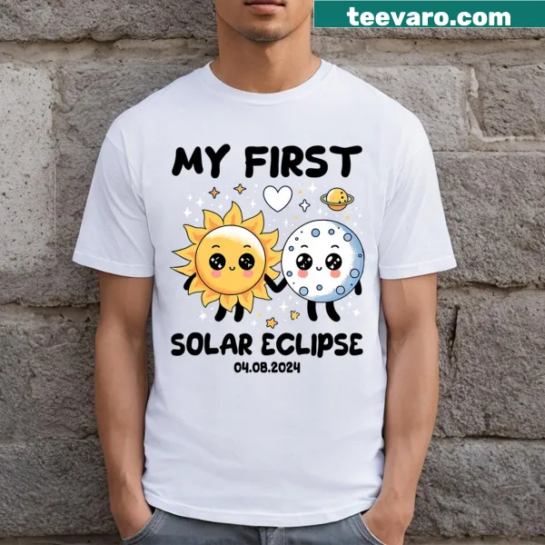 Toddler t-shirt with a fun solar eclipse graphic
