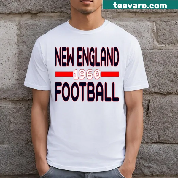 T-shirt celebrating New England football with team spirit design