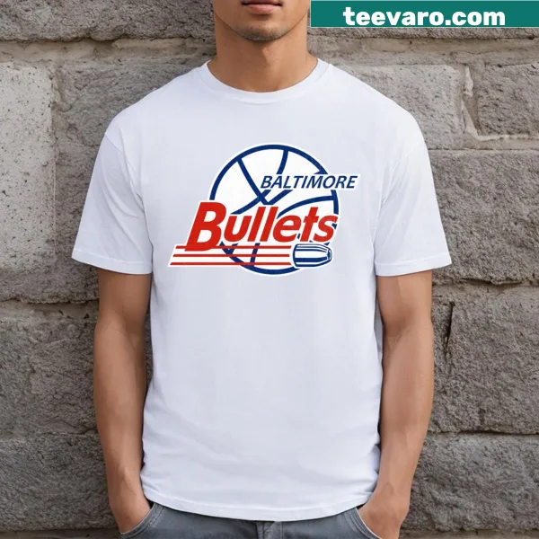 Vintage Baltimore Bullets Basketball 1963 T-shirt with retro design