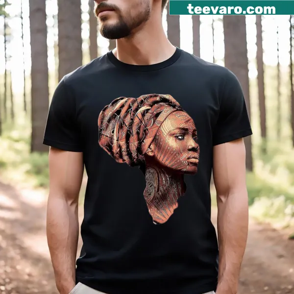 T-shirt with the empowering phrase 'Soul Woman Chocolate' in elegant typography