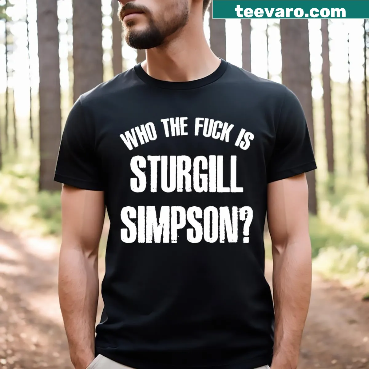 Sturgill Simpson graphic T-shirt for music fans — on a men's t-shirt