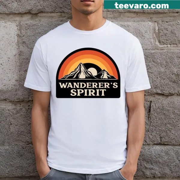 T-shirt with the phrase 'Wanderer's Spirit'