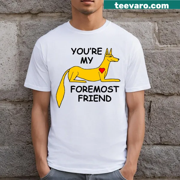Heartfelt t-shirt celebrating friendship with warm message