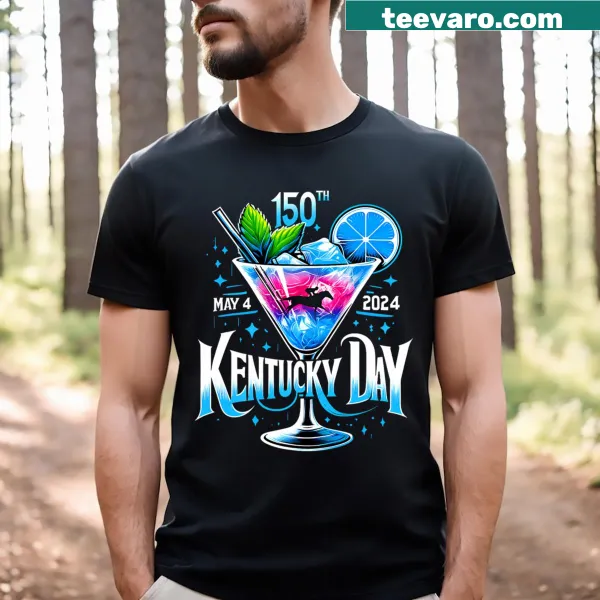 Fascinator-themed t-shirt for Derby Day 2024