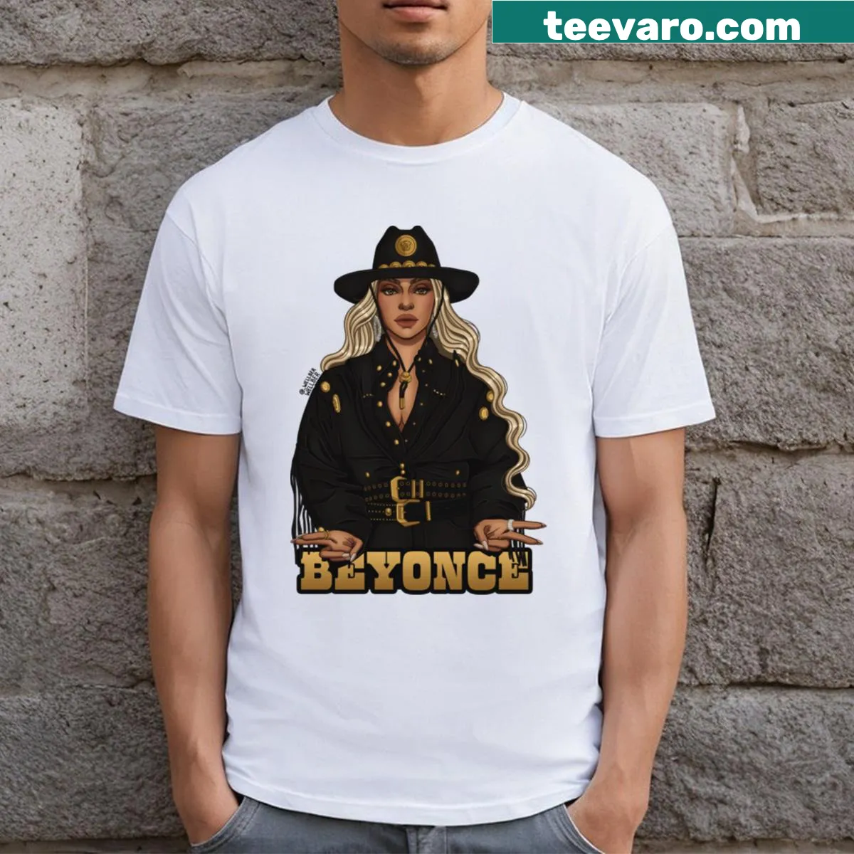 Empowering t-shirt for black women featuring the word 'Queen' — on a men's t-shirt
