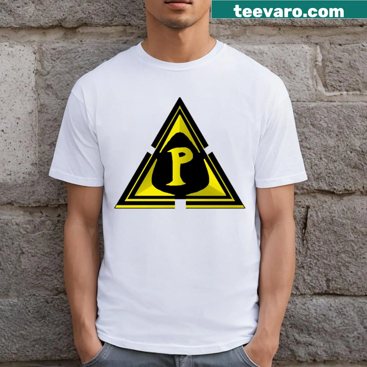 Bold typography T-shirt celebrating the power of doctors — on a men's t-shirt