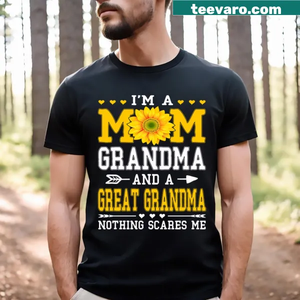 Affectionate Great Grandma t-shirt with classic typography