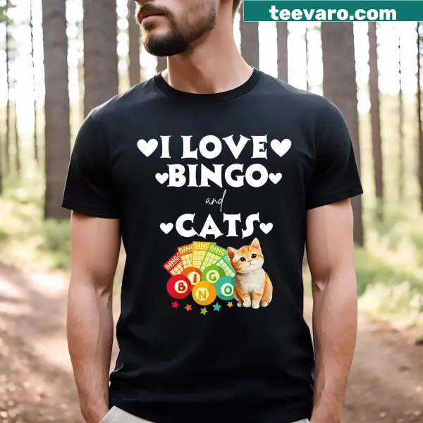 T-shirt for Bingo players featuring a cat theme