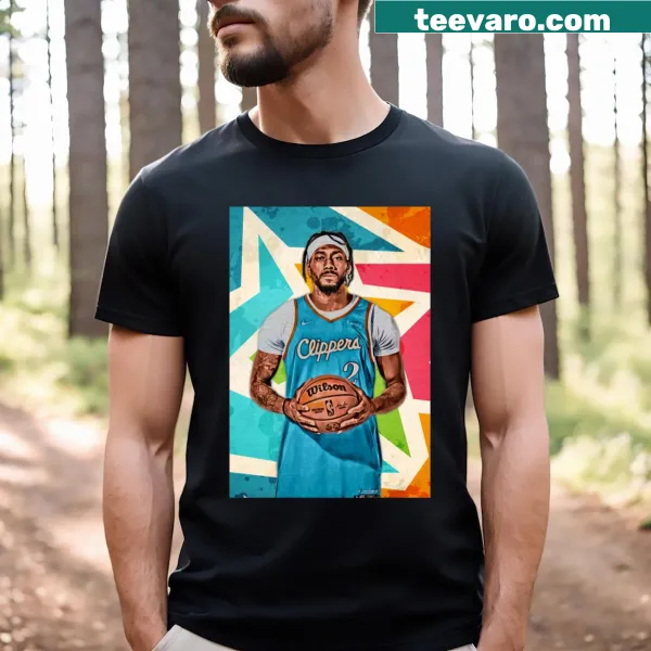 High-definition T-shirt featuring Kawhi Leonard graphic
