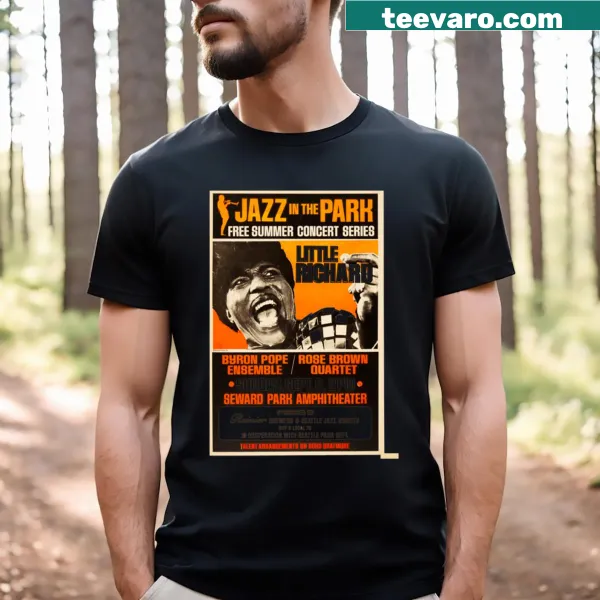 Vintage-style T-shirt honoring music legend Little Richard