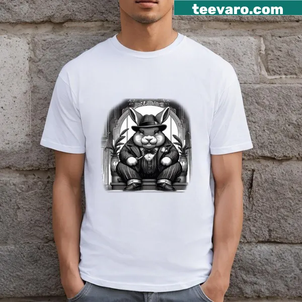 Cartoon Big Bunny design on a kids' T-shirt