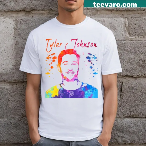 Illustrative t-shirt featuring Tyler Johnson