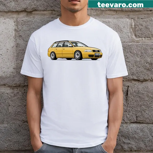 Retro Yellow Wagon t-shirt evoking childhood nostalgia
