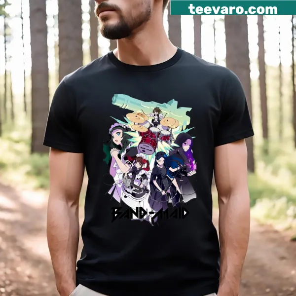 Bold Band Maid graphic T-shirt for music fans