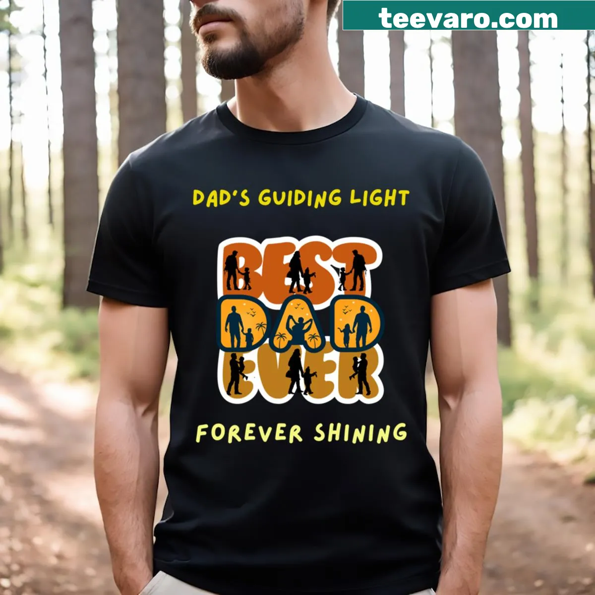 Funny Best Dad Ever T-shirt honoring fathers — on a men's t-shirt