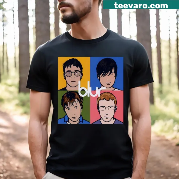 Abstract artwork graphic T-shirt with playful design