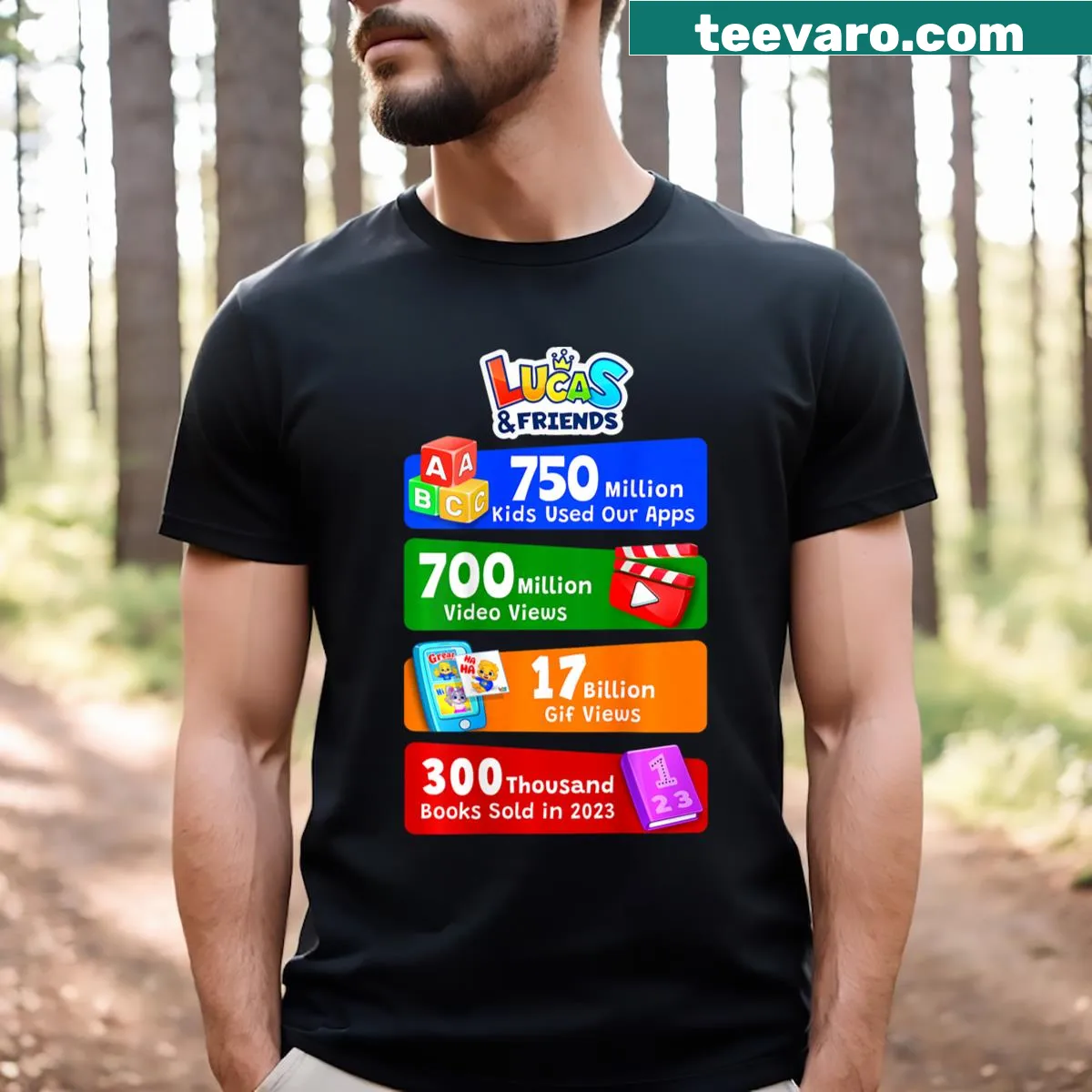 T-shirt celebrating achievements and milestones with a heartfelt design — on a men's t-shirt