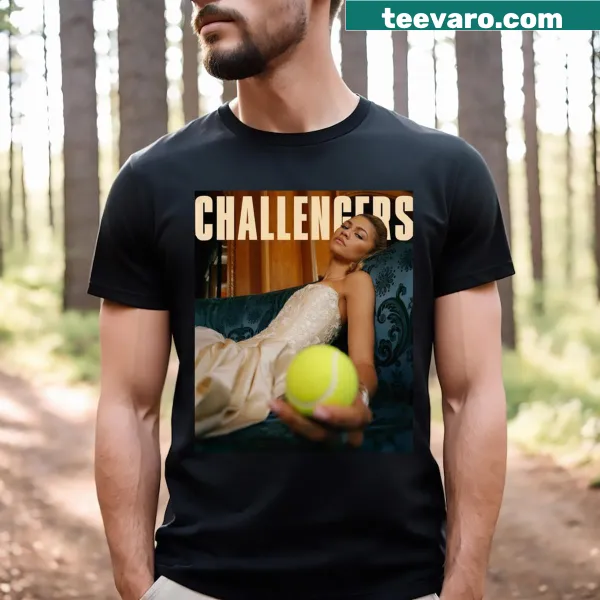 Bold Challengers Active T-shirt with dynamic typography design