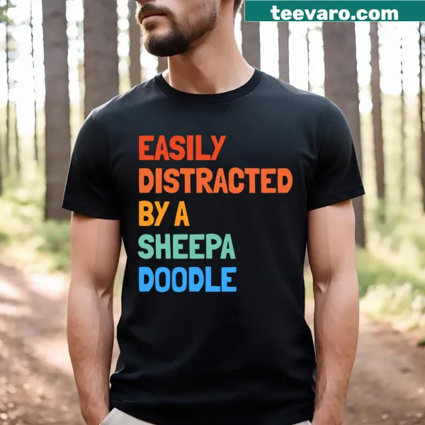 Funny Sheepadoodle t-shirt with humorous text