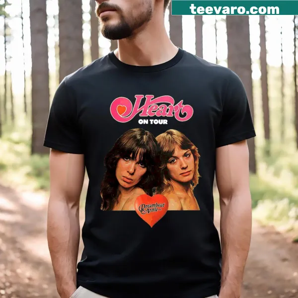 T-shirt with 'Heart Band' text for music fans
