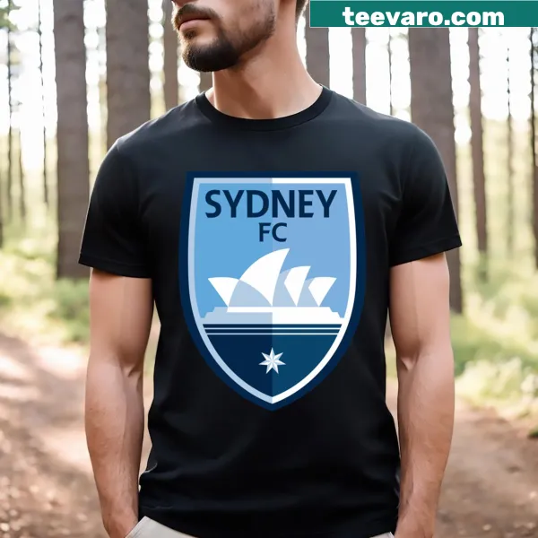 Sydney FC logo T-shirt for soccer fans