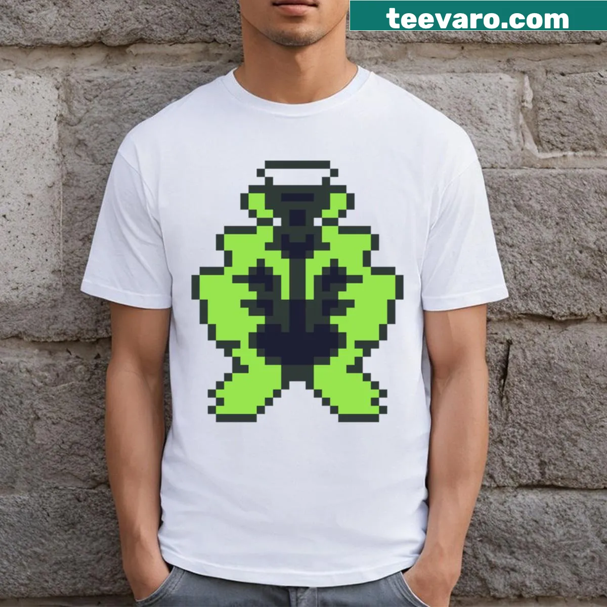 Challenger mission themed T-shirt with bold design — on a men's t-shirt